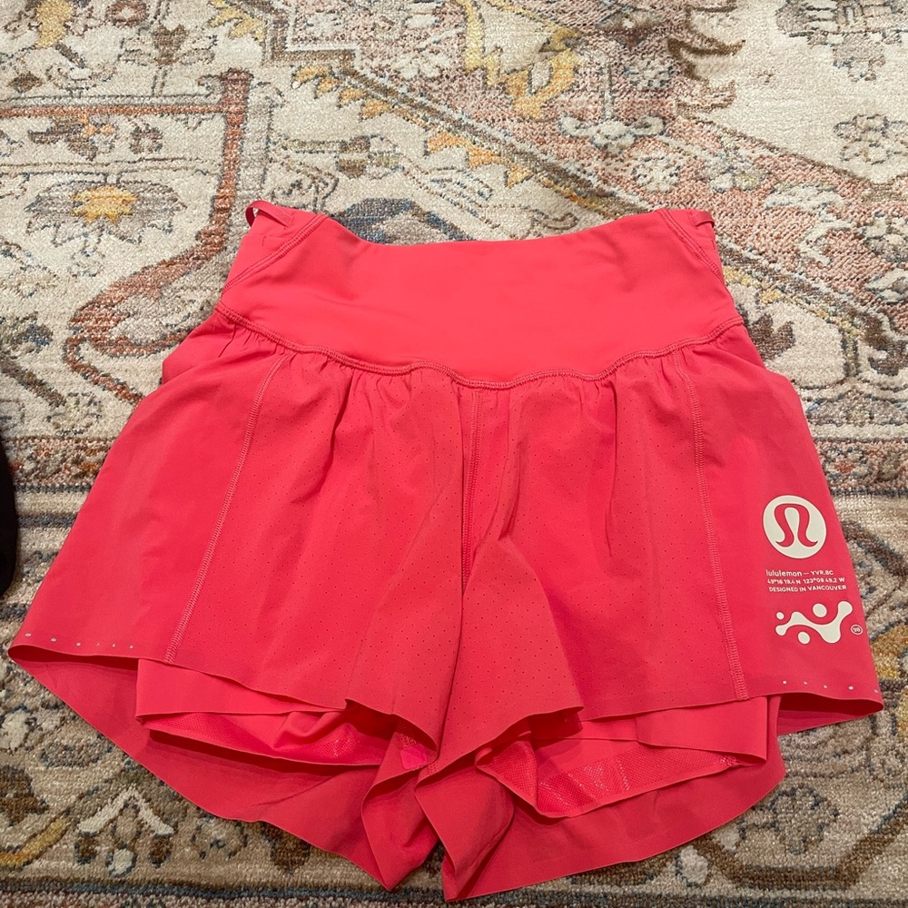 lululemon athletica Women's Red Athletic Shorts